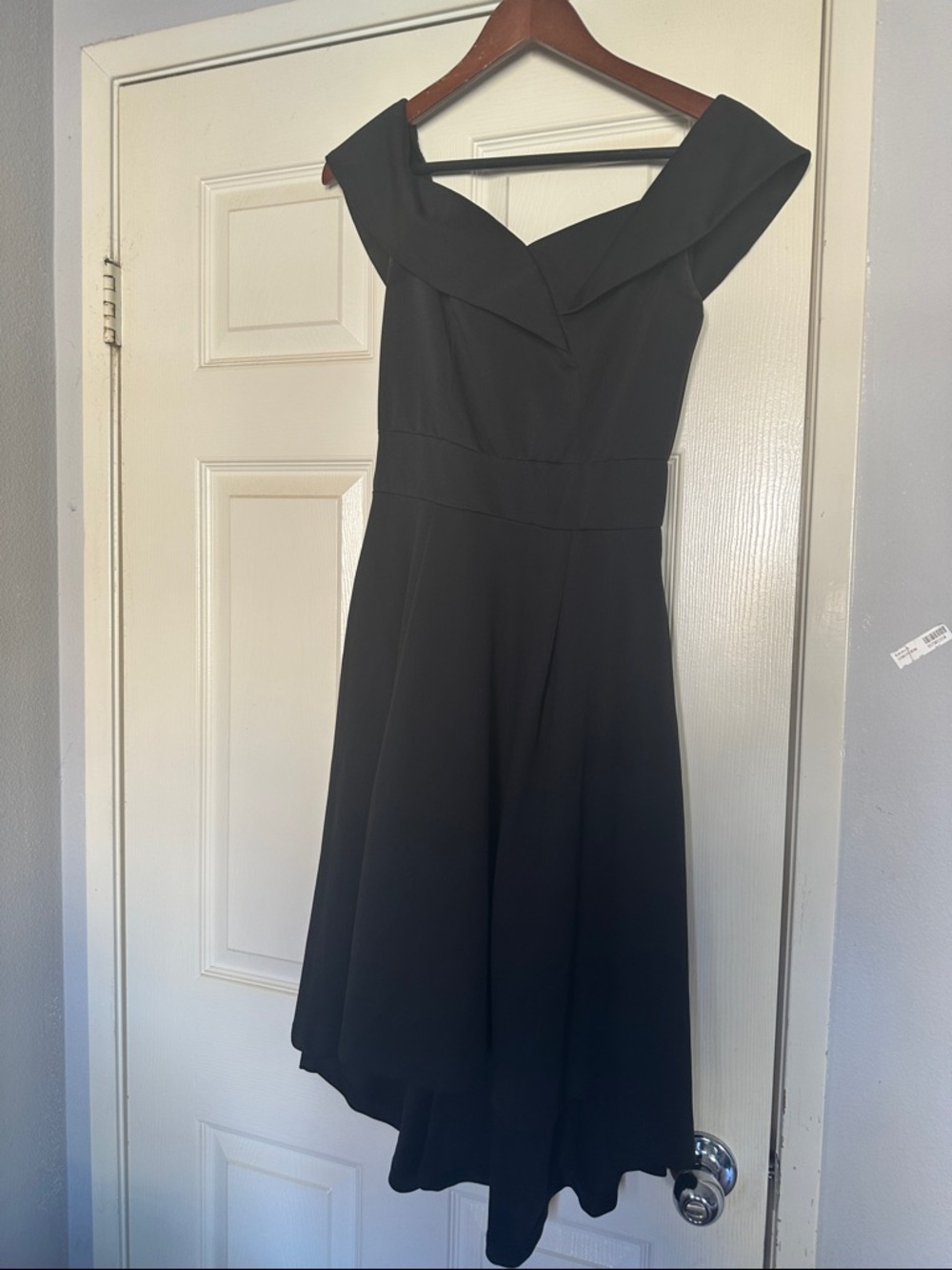 Chic Black High-Low Dress
